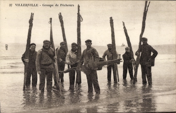 PC Villerville Calvados, Groupe de Pecheurs