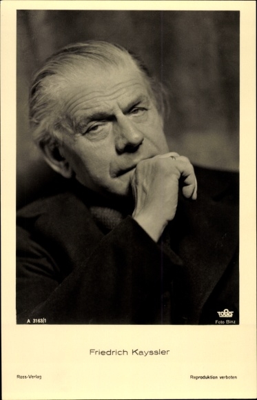 Ak Schauspieler Friedrich Kayssler, Portrait