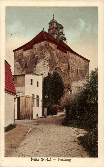 Ak Peitz in Niederlausitz, vesting