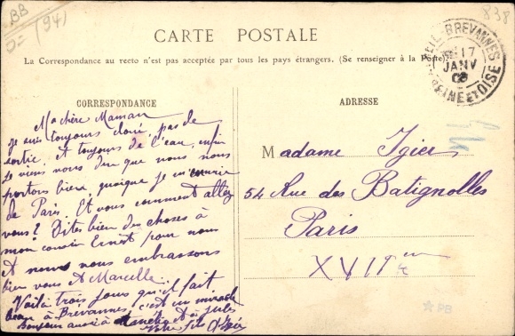 KP Limeil Brevannes Val de Marne, L'ancien Chateau, vu du Parc