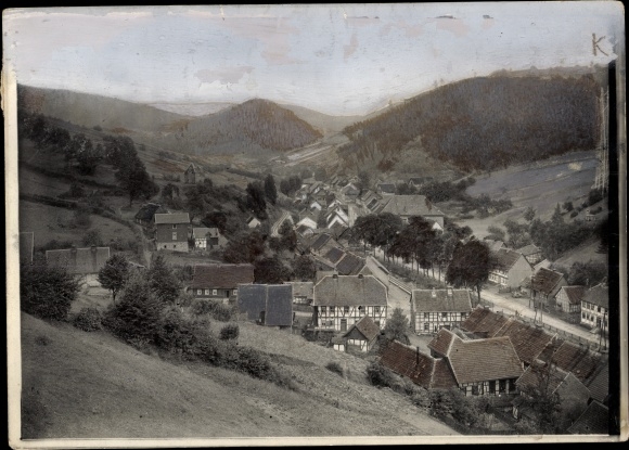 Fot. Wieda Walkenried Harz, widok na miasto, ok. 1920 r