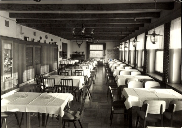 Postcard Brotterode Thuringia, Zum Fuchsbau, Veranda Mommelstein, owner J. Häfner