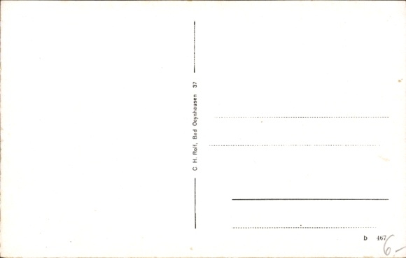 Postcard Wiedensahl in Schaumburg Land, birthplace of Wilhelm Busch