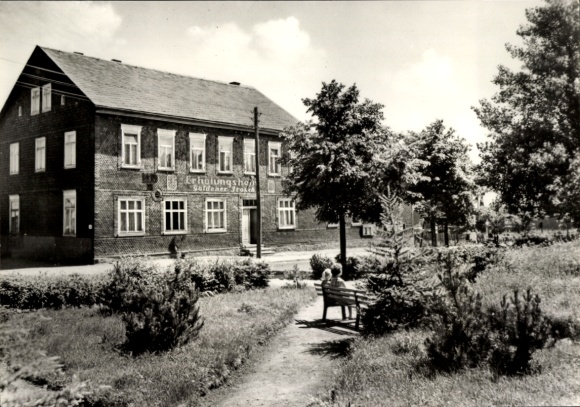Postcard Neustadt am Rennsteig Großbreitenbach, FDGB recreation home “Goldener Frosch”