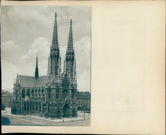 Photo 1904, Vienna, St. Stephen&#39;s Cathedral and Votive Church