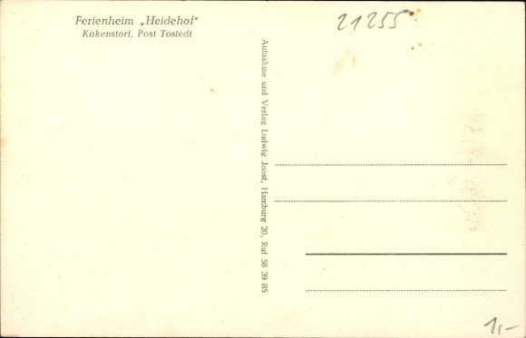 Postcard Tostedt in Lower Saxony, holiday home Heidehof