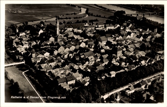 KP Kelheim an der Donau Niederbayer, zdjęcie lotnicze