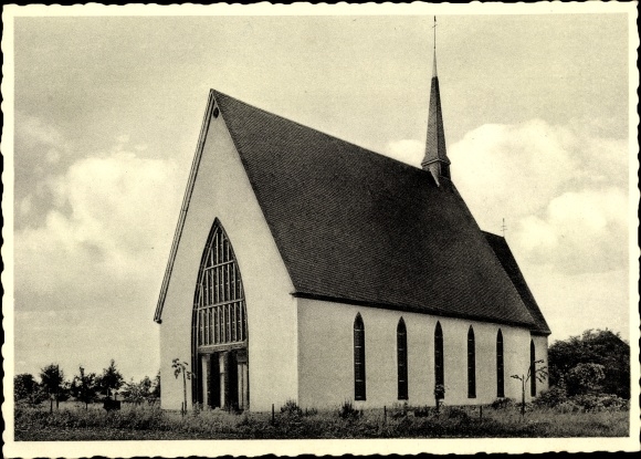 Ak Roes Vordereifel, Neue Schwanenkirche auf Fundamenten der 1944 zerstörten alten Kirche