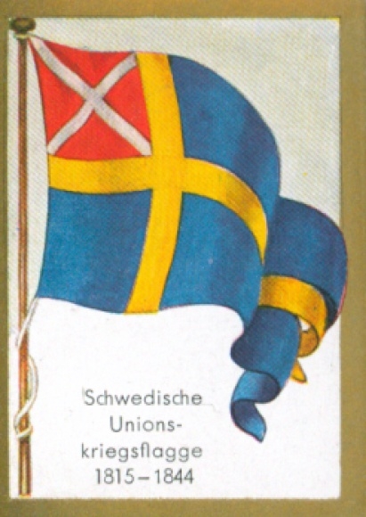 Collection picture historical flags picture 181, Swedish Union war flag 1815 - 1844