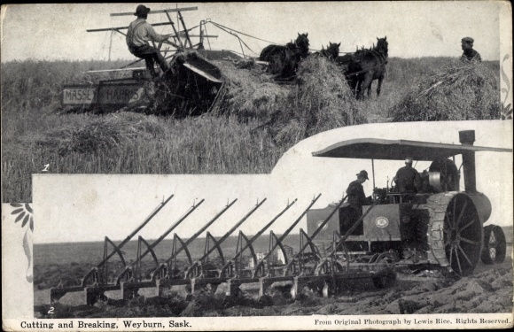 KP Weyburn Saskatchewan Kanada, Cięcie i łamanie