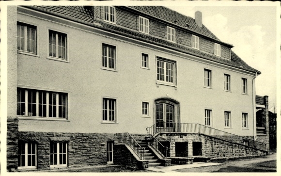 Postcard Soest in Westphalia, after-work house of the Westphalian Women's Aid