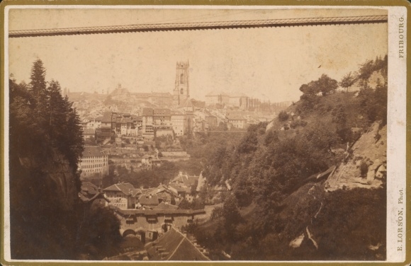 Cabinet Photo Friborg City Switzerland, Panorama