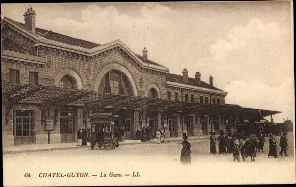 CPA Châtel Guyon Puy de Dôme, Gare