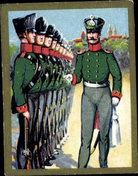 Sammelbild Alles für Deutschland Bild Nr. 199, Bismarck als Flügelmann 1836