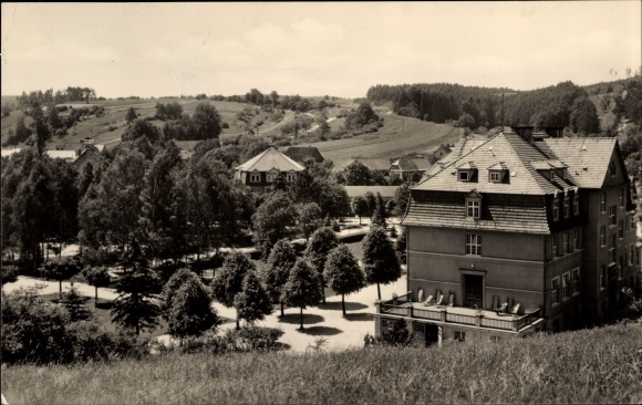 Postcard Bad Colberg Heldburg in Thuringia, view of the sanatorium