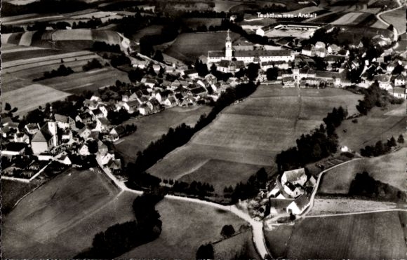 Ak Michelfeld Auerbach in der Oberpfalz Bayern, Fliegeraufnahme