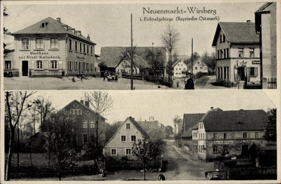 Postcard Neuenmarkt Wirsberg in the Fichtelgebirge, guest house to the city of Kulmbach