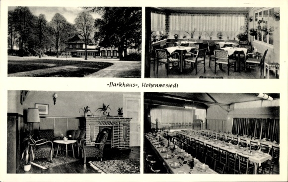 Postcard Hohenwestedt in Holstein, Restaurant Parkhaus