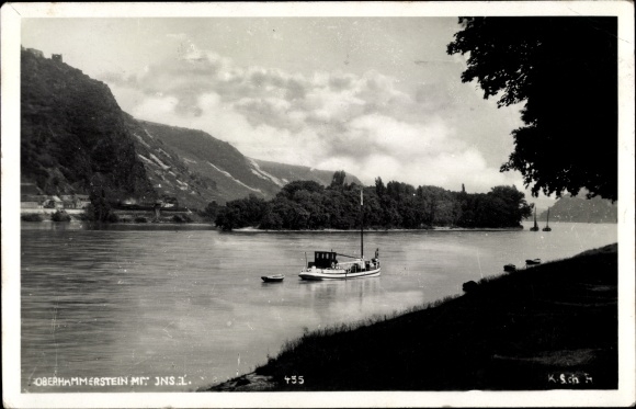 PC Oberhammerstein Hammerstein on the Rhine, island, ship