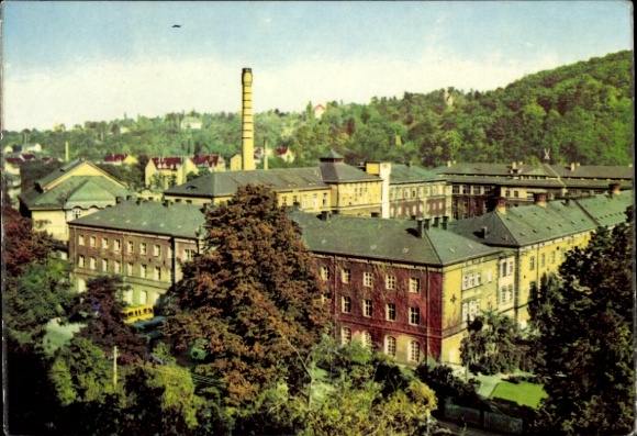 Postcard Meissen on the Elbe, VEB State Porcelain Manufactory Meissen