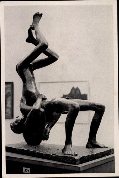 Sammelbild Olympia 1936, Plastic Ringing Boy von Stig Blomberg