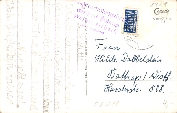 Postcard Waldbreitbach an der Wied, Children's Home of the City of Bottrop