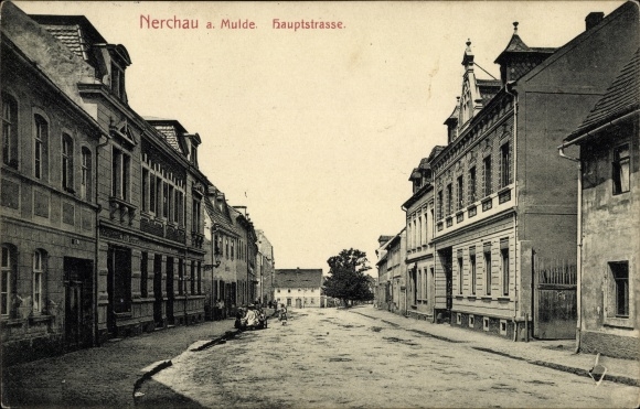 PC Nerchau Grimma in Saxony, main street