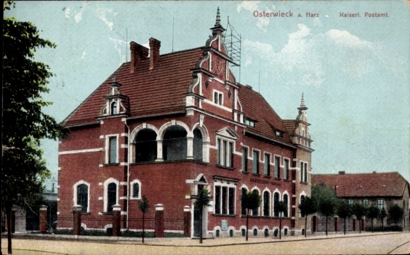 Postcard Osterwieck am Harz, Imperial Post Office