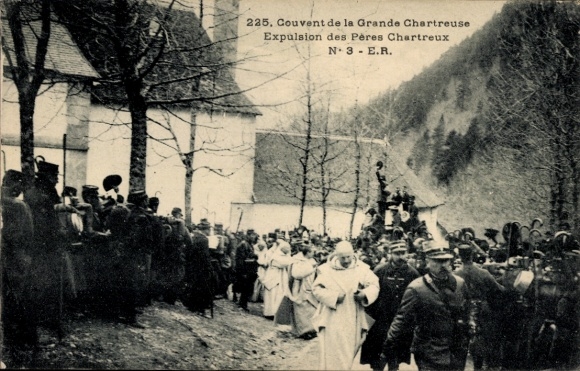 Ak Grande Chartreuse Isère, Convent de la  Expulsion, Pères Chartreux
