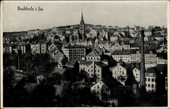Ak Buchholz Annaberg-Buchholz im Erzgebirge Sachsen, Gesamtansicht