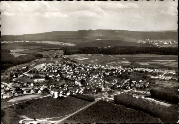 PC Nauort in the Westerwald, aerial photo, panorama