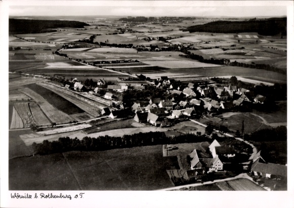 Ak Erzberg Wöritz in Midden-Franken, luchtfoto