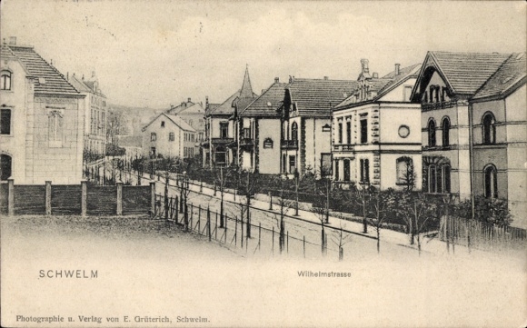 Ansichtkaart Schwelm in Westfalen, Wilhelmstrasse