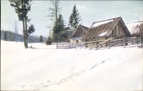 Postcard Mönichkirchen in Niederösterreich, Mönichkirchner Schwaig, Winter
