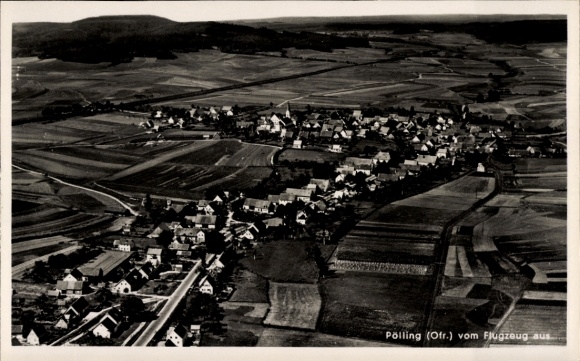 Ak Pölling Neumarkt in der Oberpfalz, Fliegeraufnahme