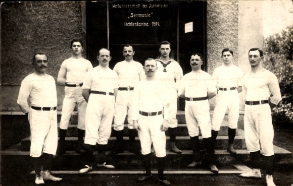 Foto Ak Männer-Gruppenfoto, Turner