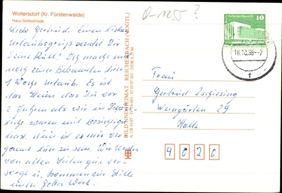 PC Woltersdorf near Berlin, house of Gottesfriede