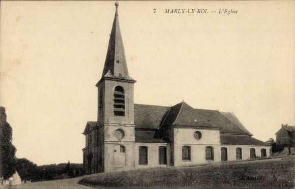 Ak Marly le Roi Yvelines, Kirche