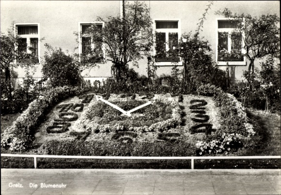 PC Greiz im Vogtland, flower clock