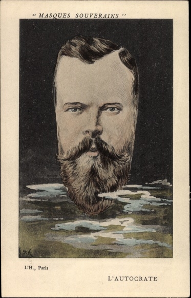 Artist PC Tsar Nicholas II of Russia, Masques Souverains, L&#39;Autocrate