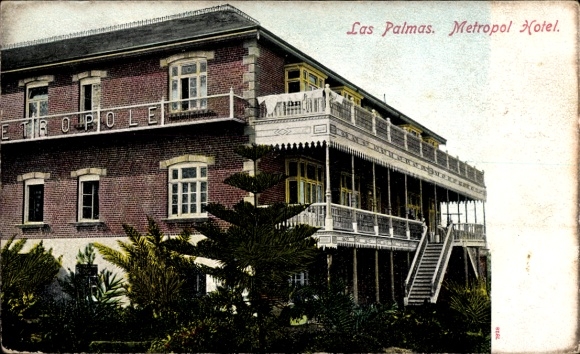 Postcard Las Palmas de Gran Canaria Canary Islands, Metropol Hotel
