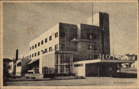 Postcard Rovaniemi Lapland Finland, Hotel