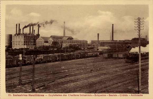 Ak Industries Houillières, Exploitation des charbons industriels