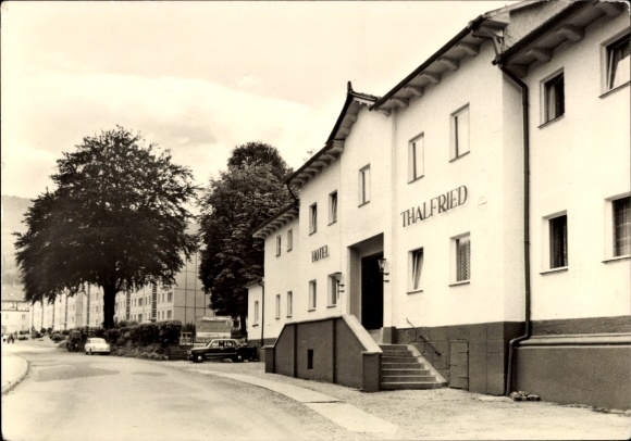 Postcard Thal Ruhla in Thuringia, Hotel Thalfried