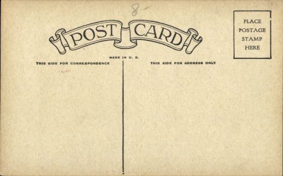 Postcard card game, playing cards, Men's Card