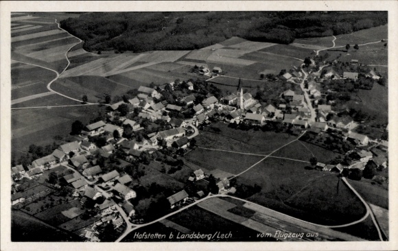 Postcard Hofstetten in Baden Schwarzwald, aerial photograph