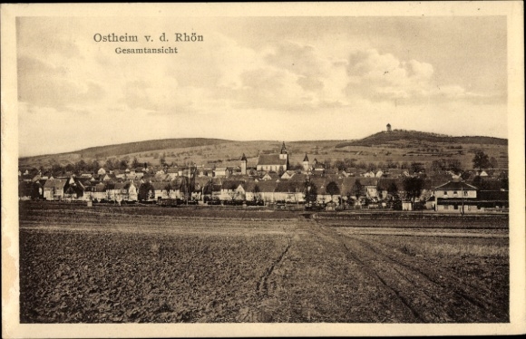 Ak Ostheim vor der Rhön Unterfranken, Gesamtansicht