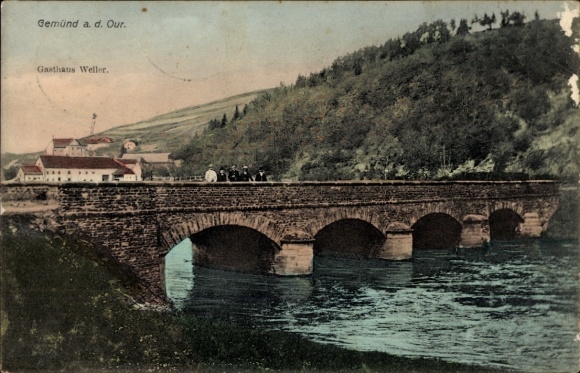 Ak Gemünd an der Our Eifel, Gesamtansicht