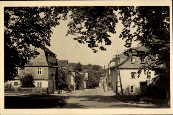 PC Ebersdorf in Thuringia, street section in town