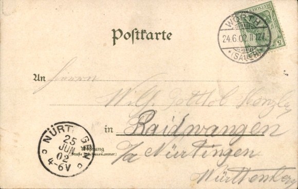 Chromo-Litho Wœrth sur Sauer Woerth Wörth an der Sauer Alsace Bas Rhin, Battle Monuments